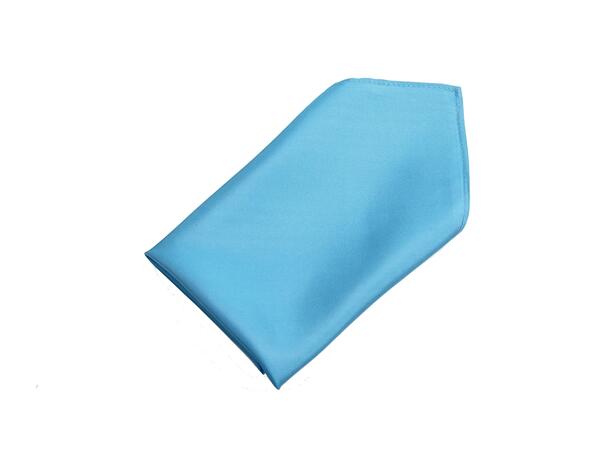 Lommetørklær 30x30 ensf. turquoise 